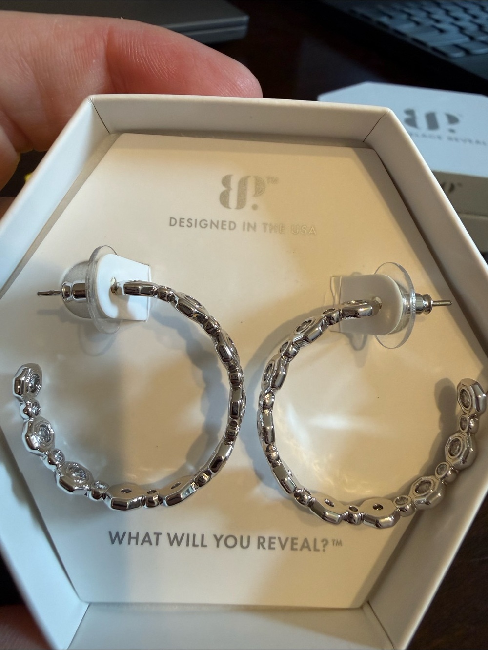 BP OG Earrings Delicate Queen Hoops